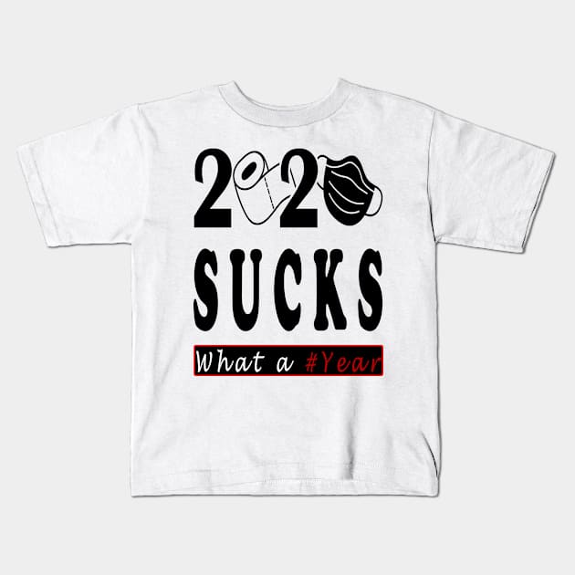 2020 Sucks Shirt Funny Quarantine Graduation Senior Gift Kids T-Shirt by YassShop